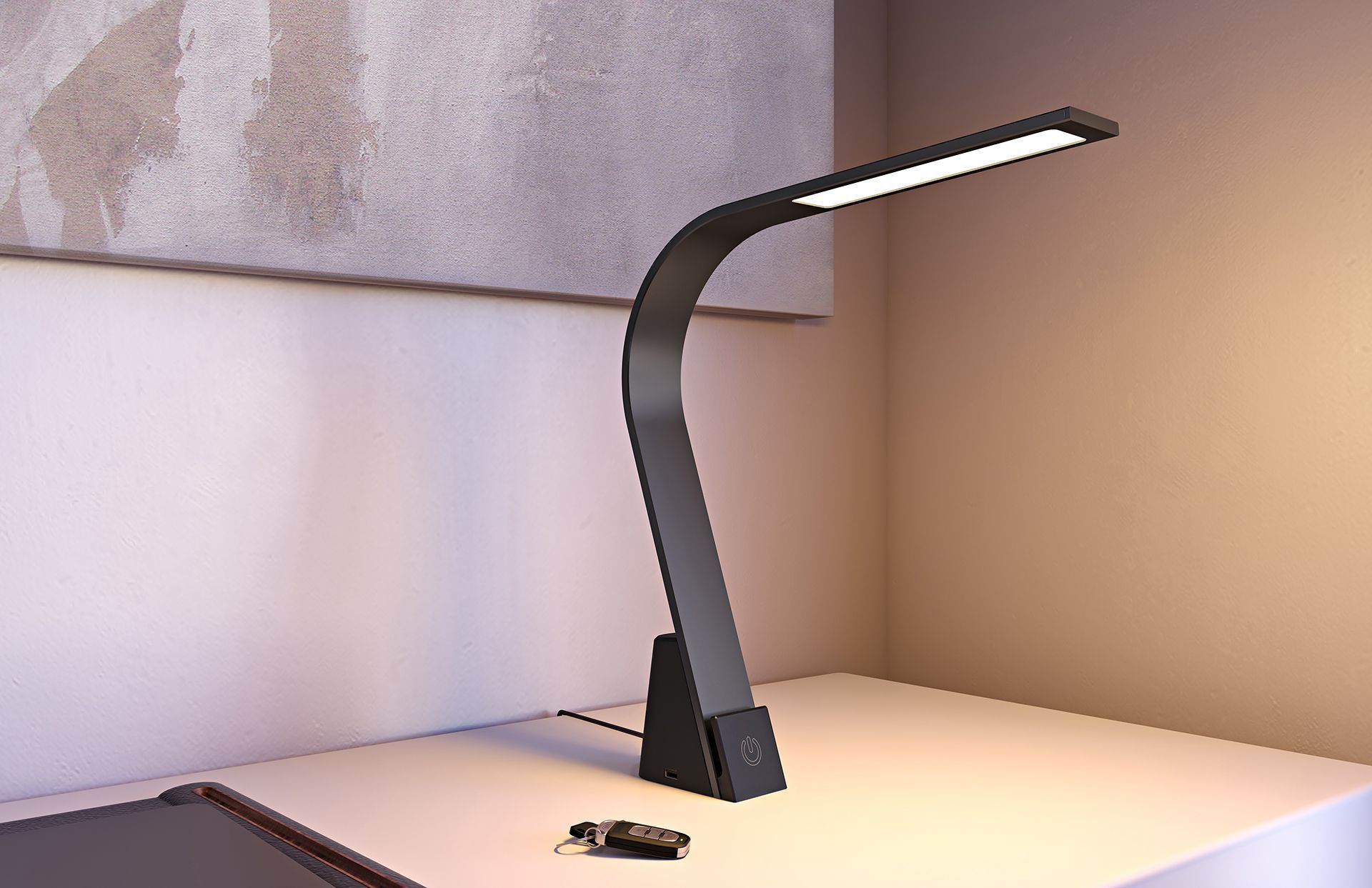 Product CG Rendering for a Table Lamp