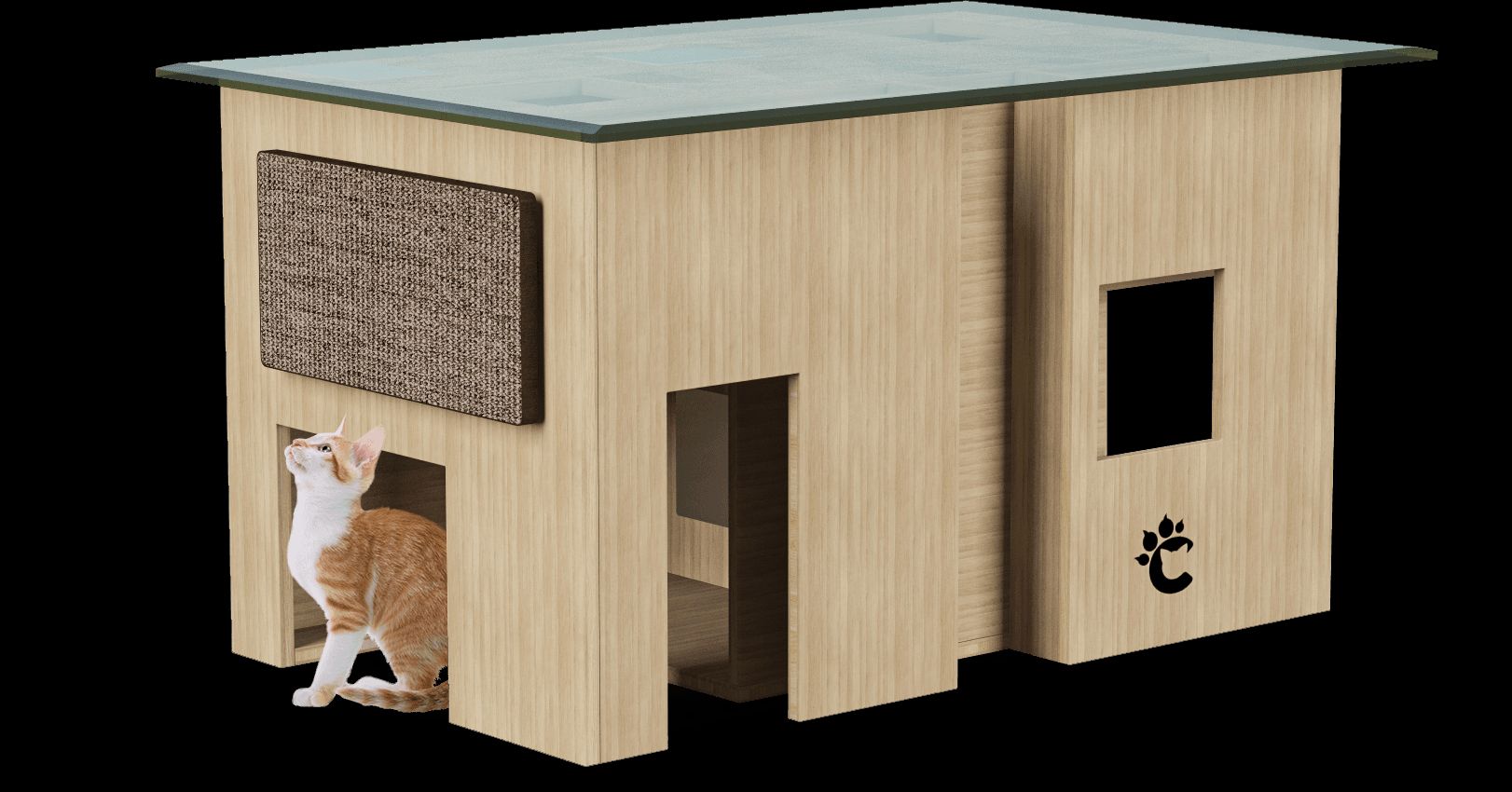3D Rendering for Clawz Modern Cat Furniture