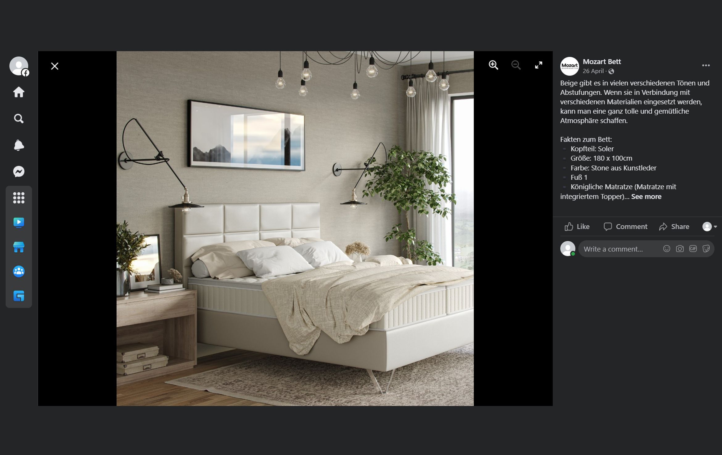 High-quality 3D interior rendering showcasing a modern bedroom with bespoke 3D furniture modeling and photorealistic visualization.
