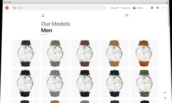 3D product visualization showcasing men's watches with photorealistic rendering and CGI solutions