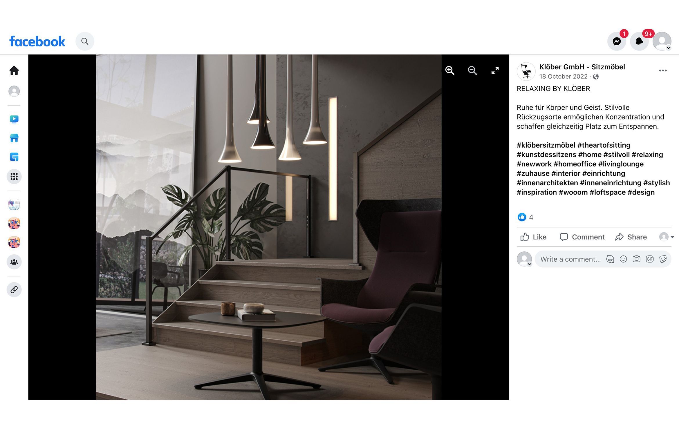 Kloeber Facebook Page Renders