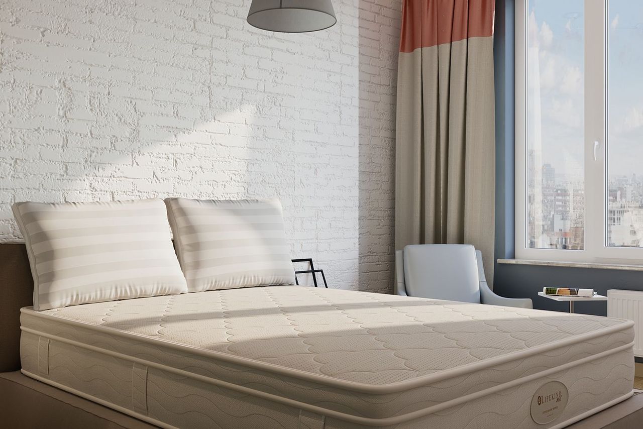 Lifestyle bedroom render for bedding set