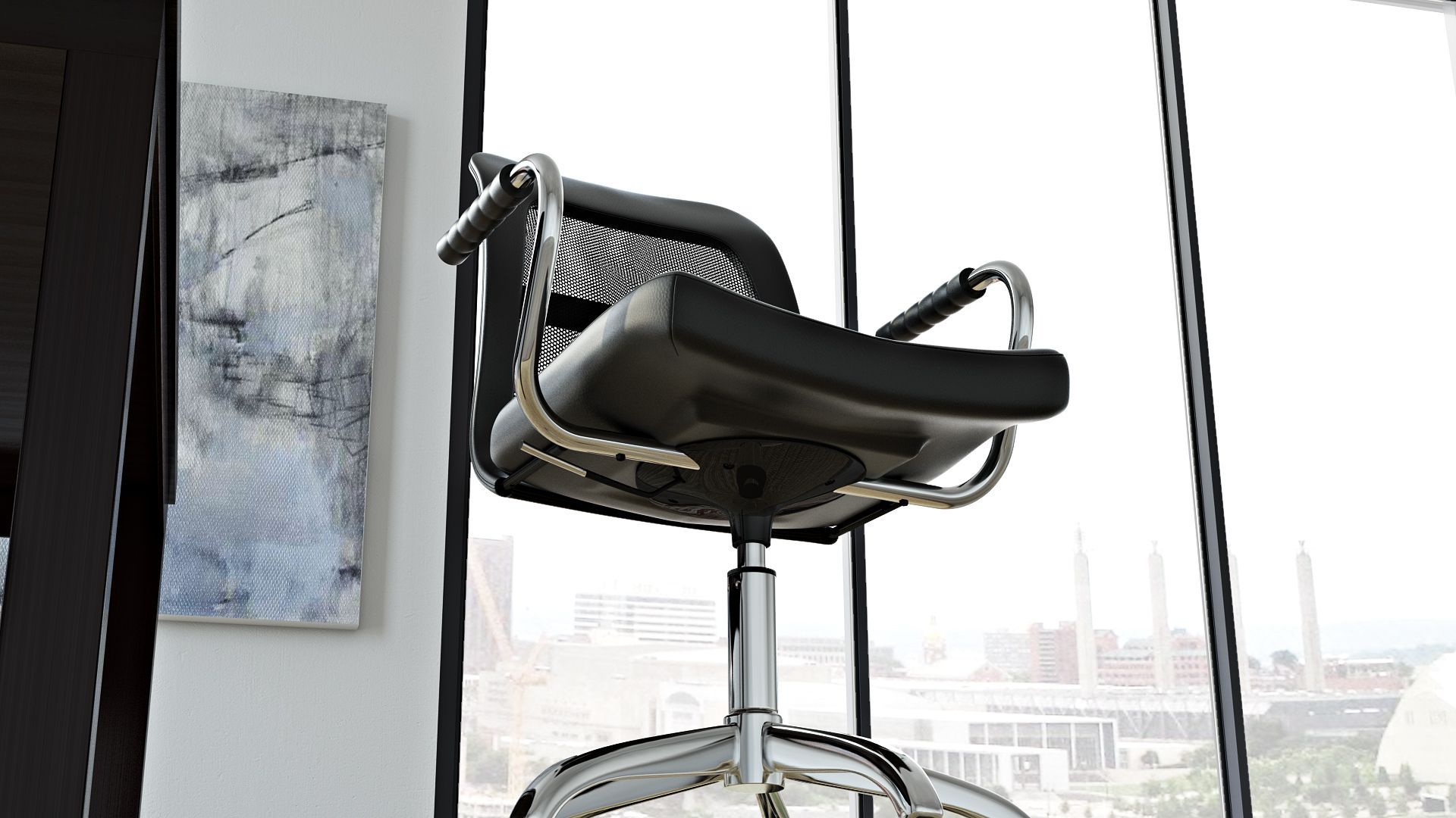 3D Office Chair Visualization for the Product Catalog