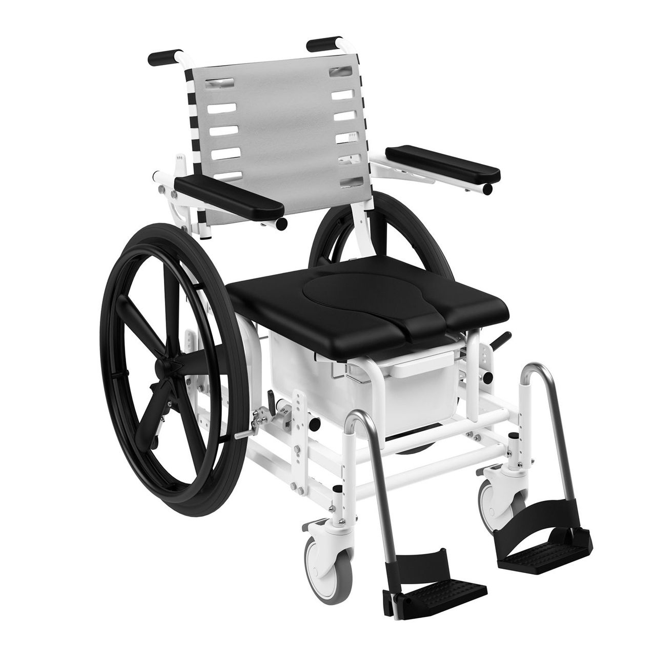 White Background 3D Render: Front View