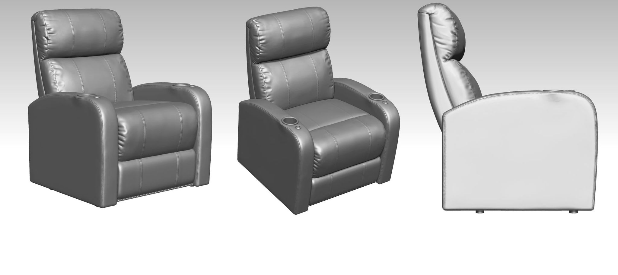 3D Models for a Luxurious Armchair Design