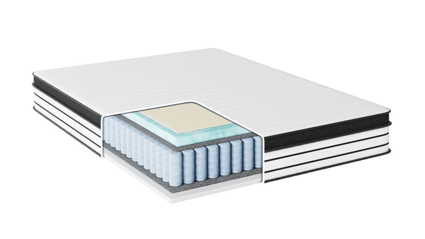 Cutaway 3D Render of a Mattress