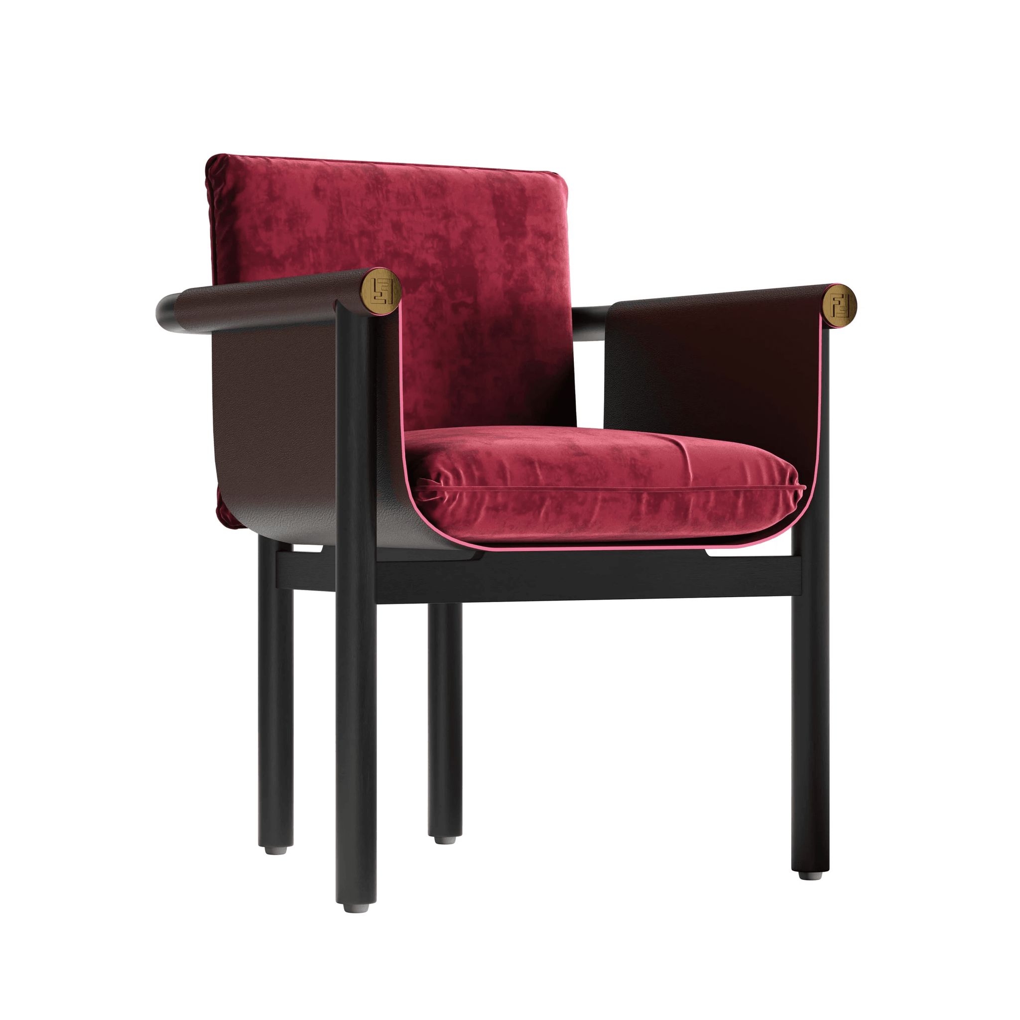 Silo 3D Render of a Red Armchair