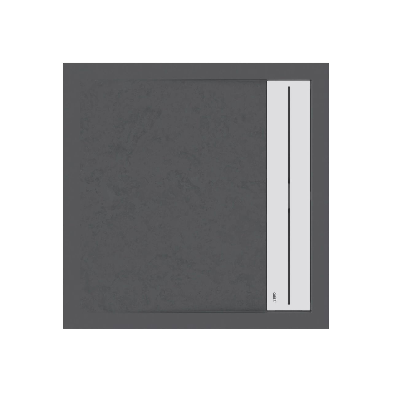 Dark Grey Shower Tray Silo CGI