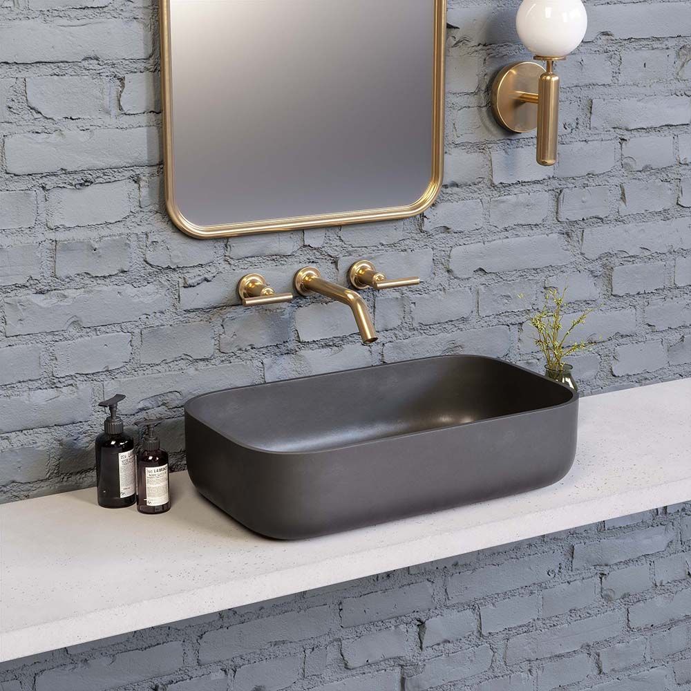 Black square sink 3D visualization