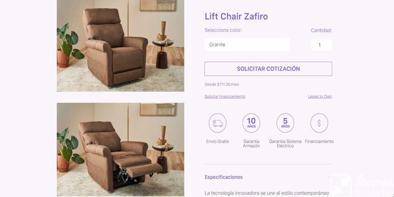 CGI for a Sleeping Furniture Site