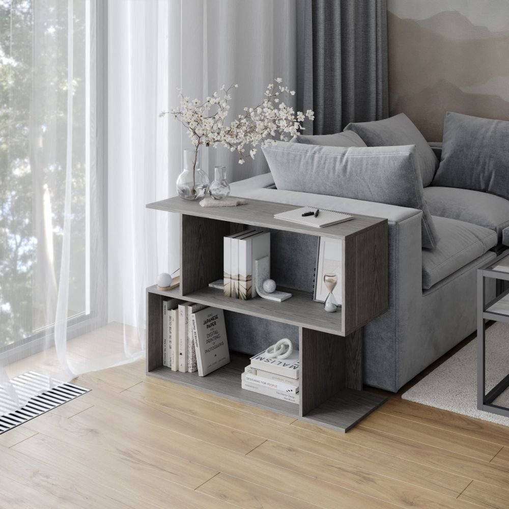 Sofa Side Bookshelf 3D Rendering