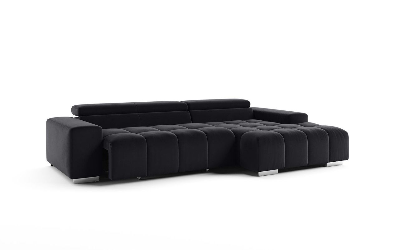 Photoreal CGI of a Black Sectional Sofa
