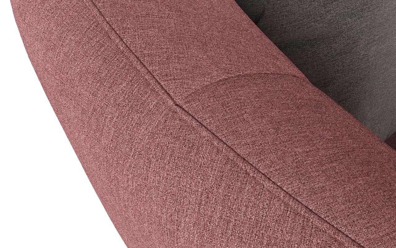 Red Sofa Close Up 3D Shot