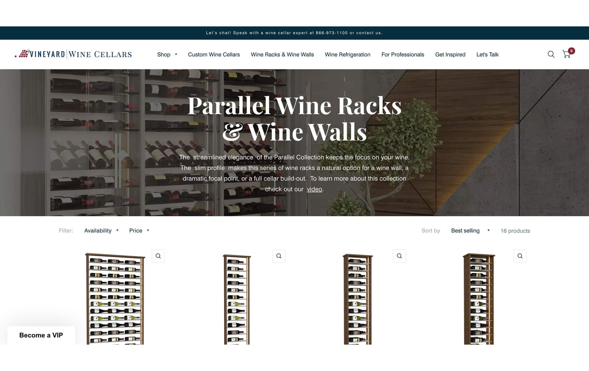 Wine Storage 3D Visualization for E-Comm Website