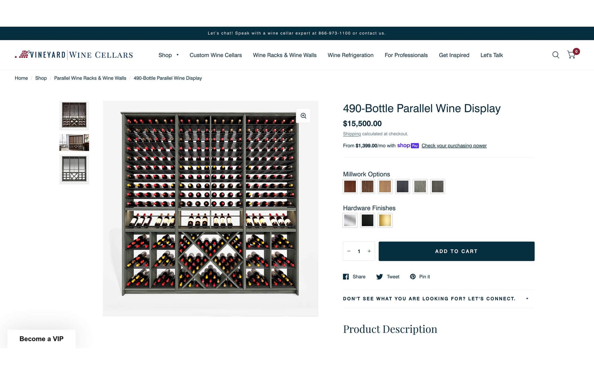 Wine Storage 3D Visualization for a Vineyard's Website