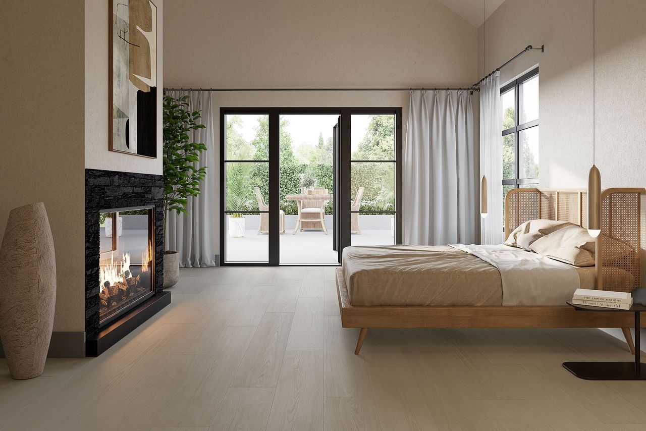 Light Bedroom Floor 3D Visualization